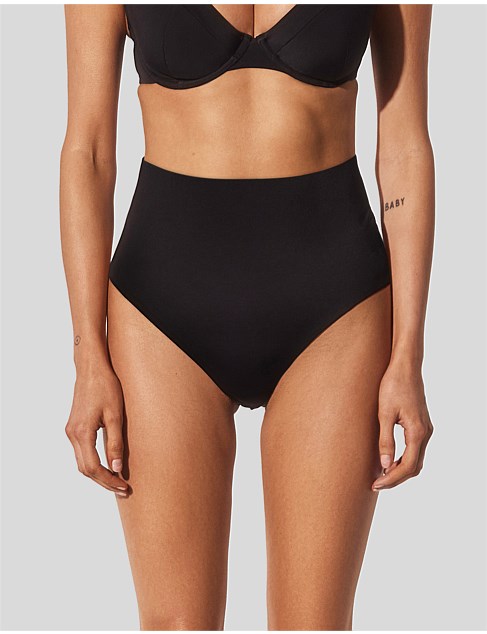 The Rise High Waist Bikini Bottom