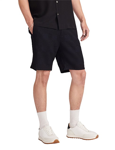 SEERSUCKER CHECK SHORTS