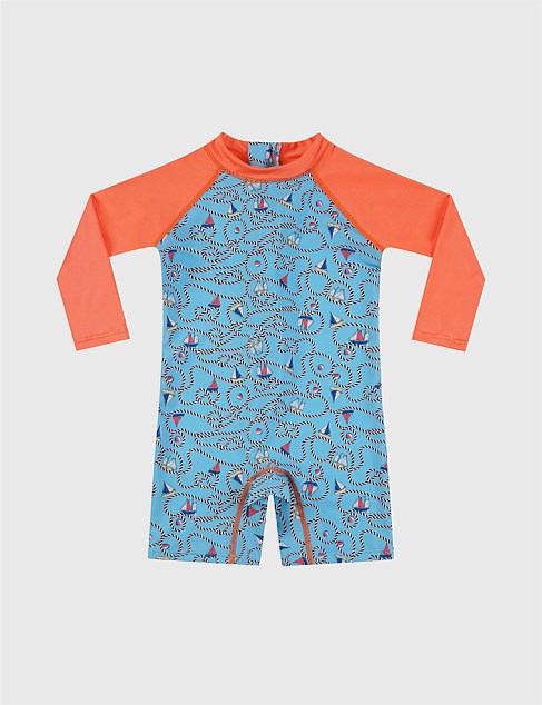 Bowline Long Sleeve Sunsuit