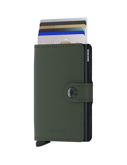 Secrid Miniwallet Matte Green-Black