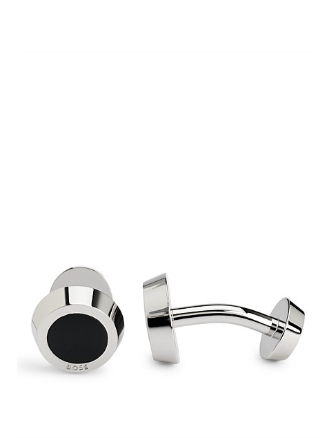 SIMONY CUFFLINK WITH ENAMEL FACE