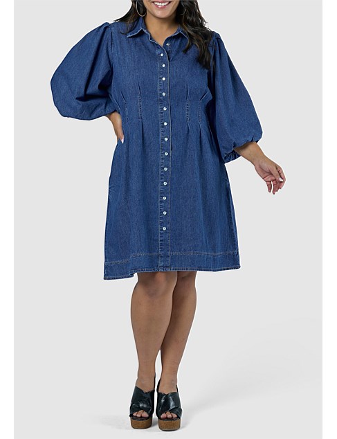 INDIGO TONIC - JULIES DENIM SHIRT DRESS