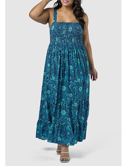 INDIGO TONIC - FLEUR MAXI DRESS