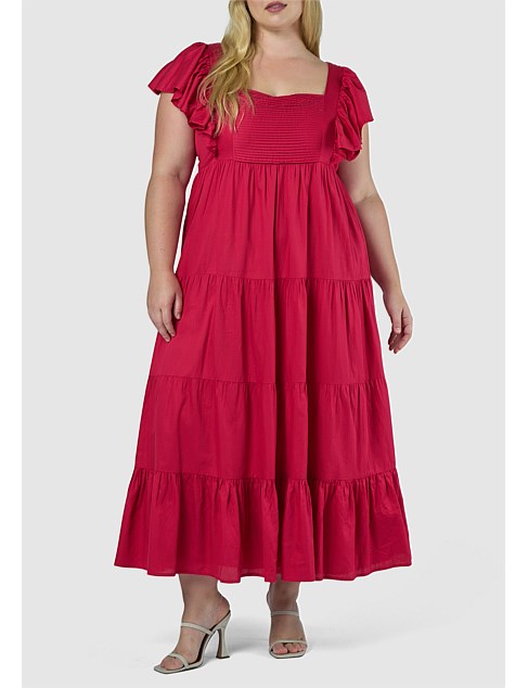 SOMETHING 4 OLIVIA - HARRIET TIERED MAXI DRESS