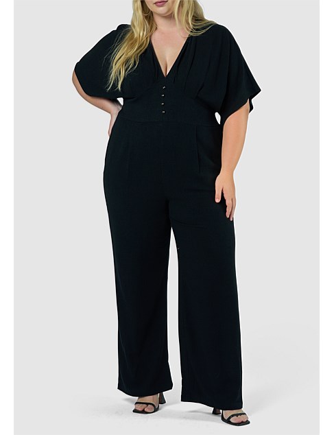 SUNDAY IN THE CITY - STAGE DIVE LINEN JUMPSUIT