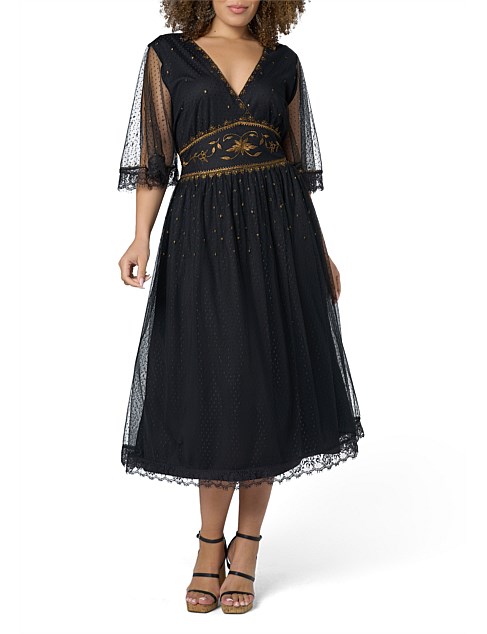 THE POETIC GYPSY - MOON RISING MIDI DRESS