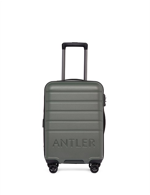 LOGO EXP SUITCASE 55CM MOSS GREY