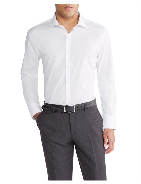 LS SLIM FIT STRETCH SHIRT