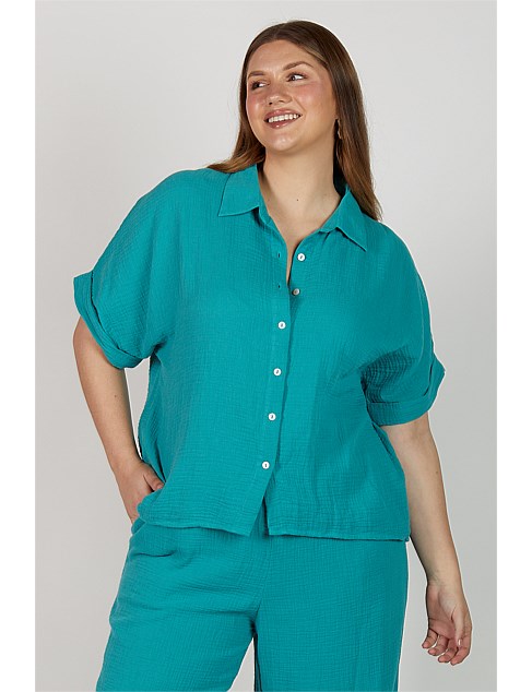 Carmen Crinkle Cotton Shirt