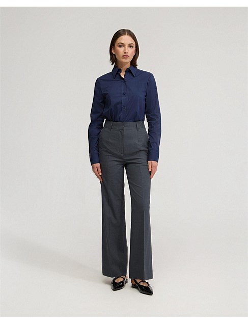 ADRIENNE COTTON STRETCH SHIRT