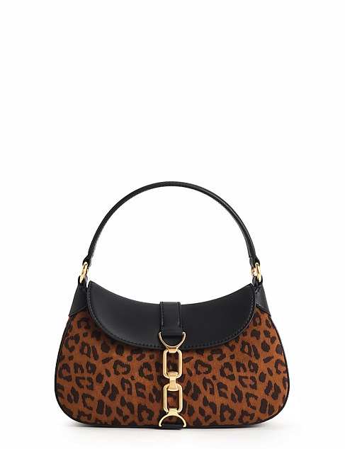 AGATHA CHAIN-ACCENT HOBO BAG