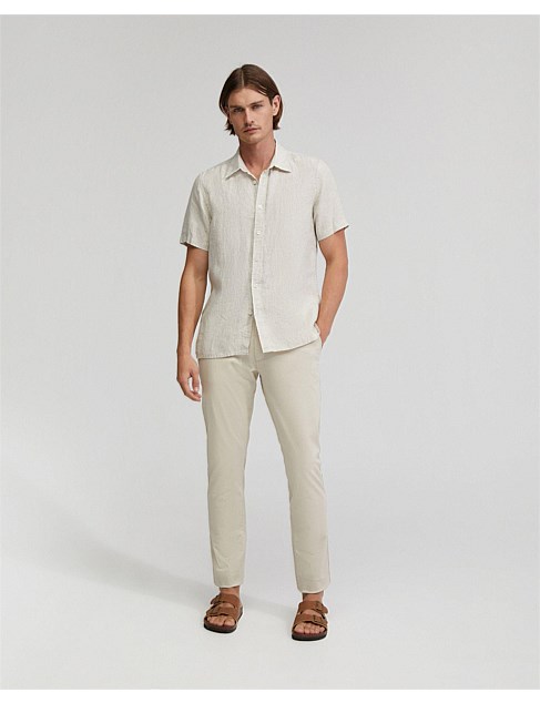 LEYTON PURE LINEN S/S SHIRT