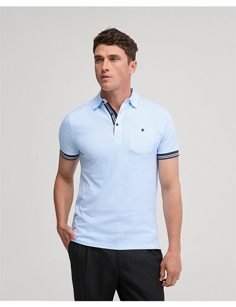 MILO COTTON JERSEY PRINTED POLO