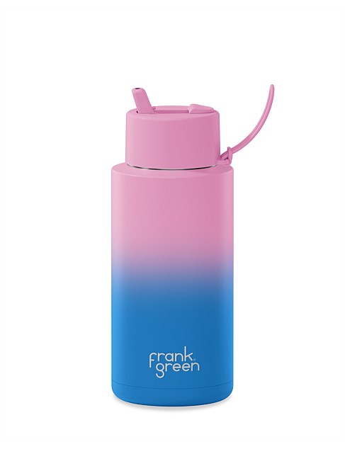 ULTIMATE CERAMIC REUSABLE BOTTLE W FLIP LID 1L WILD ORCHID