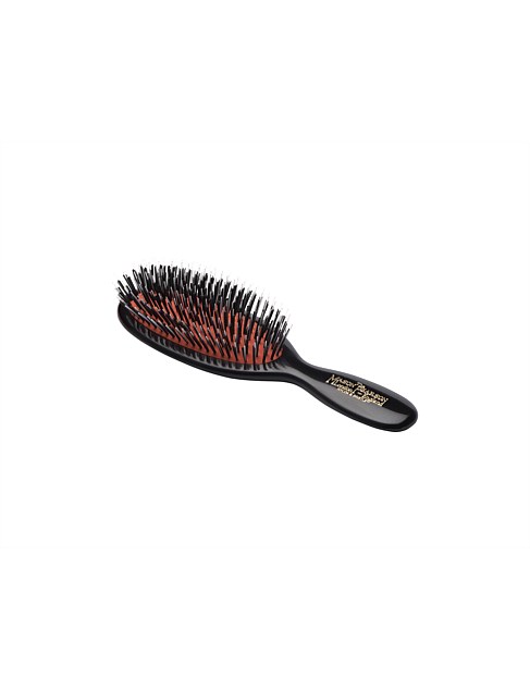 Pocket Bristle & Nylon Hairbrush - Dark Ruby