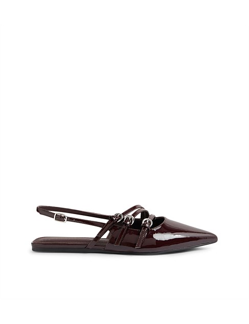 MOENA MO BURGUNDY PATENT LEATHER