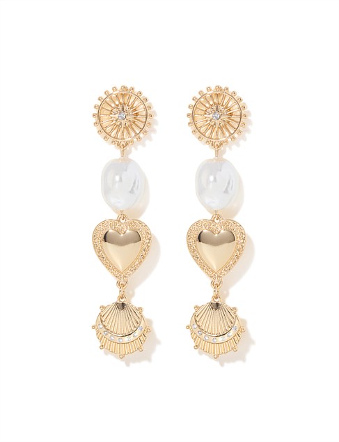 SIGNATURE CLAUDETTE DROP EARRINGS