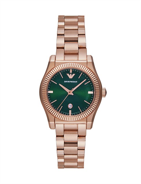 Rose Gold Tone Analogue Watch