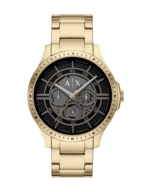 Gold Tone Chronograph Watch