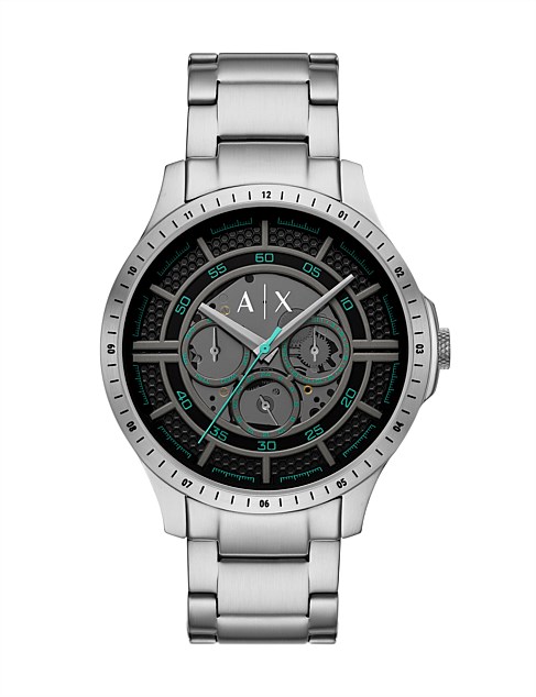 Silver Tone Chronograph Watch