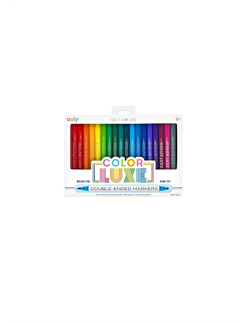 COLOR LUXE DOUBLE-ENDED MARKERS