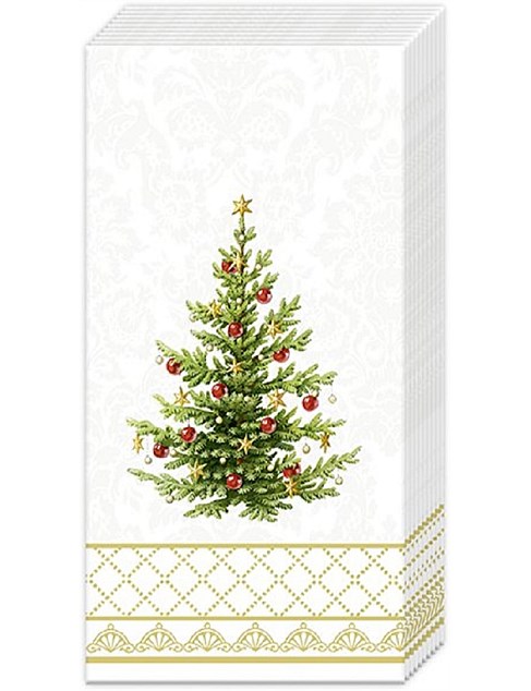 Classic Christmas Tree Pocket Tissues