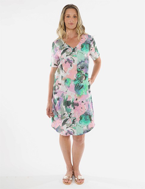 Lush Oasis Shift Dress