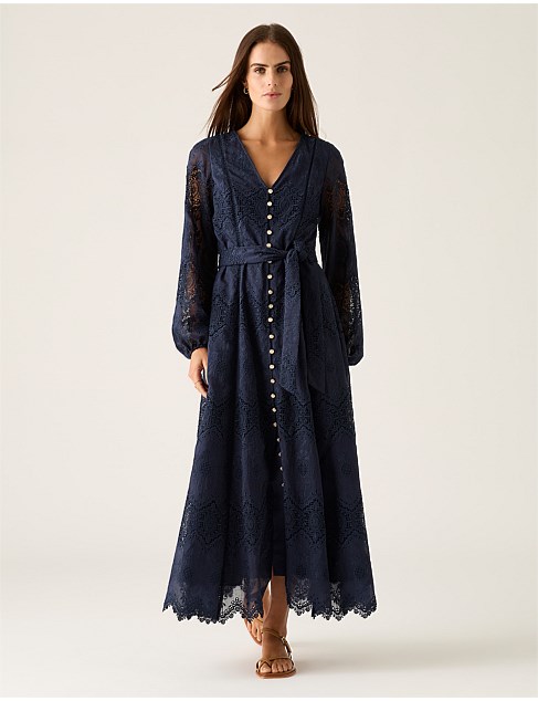 MARIANA EMBROIDERY MAXI DRESS