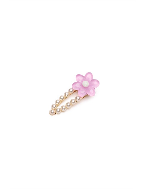 PEARL SNAP FLOWER CLIP