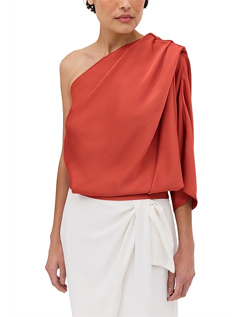 CORAL CHIFFON VALENCIA TOP