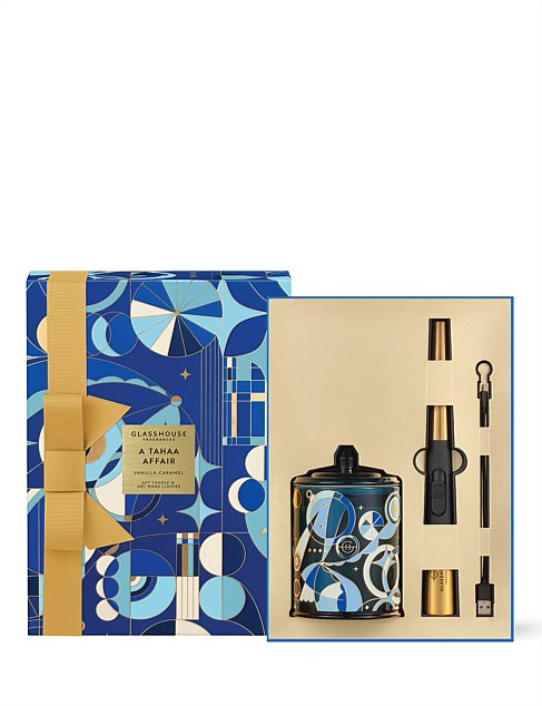 A Tahaa Affair Candle & USB Lighter Gift Set 380g