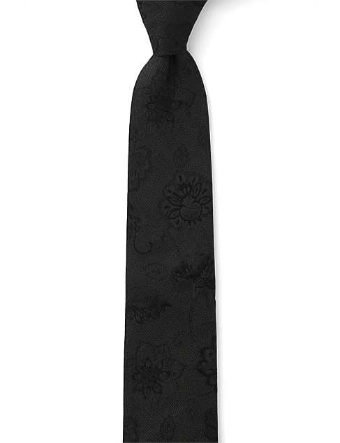 MATTE FLORAL 6CM TIE