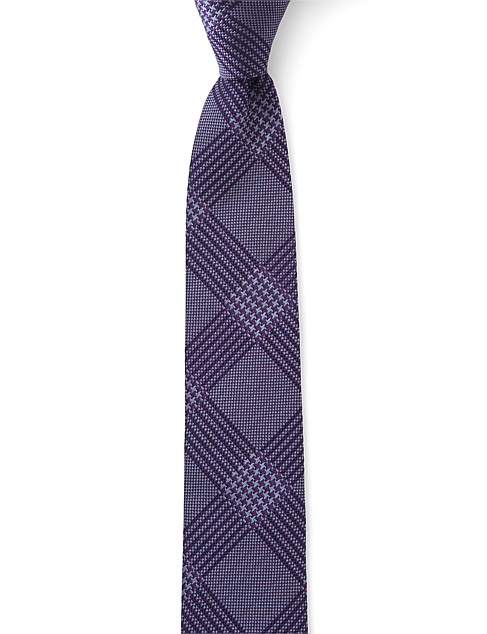 HOUNDSTOOTH CHECK 6CM TIE