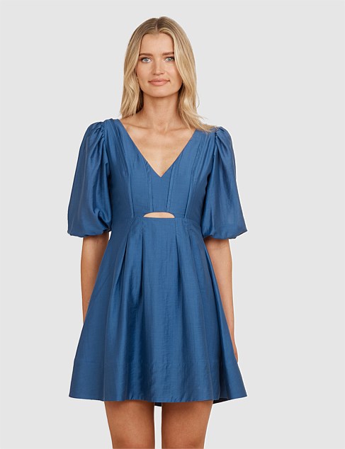 AURORA PUFF SLEEVE MINI DRESS