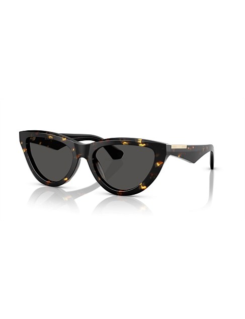 Cat Eye YELLOW HAVANA DARK GREY Sunglasses