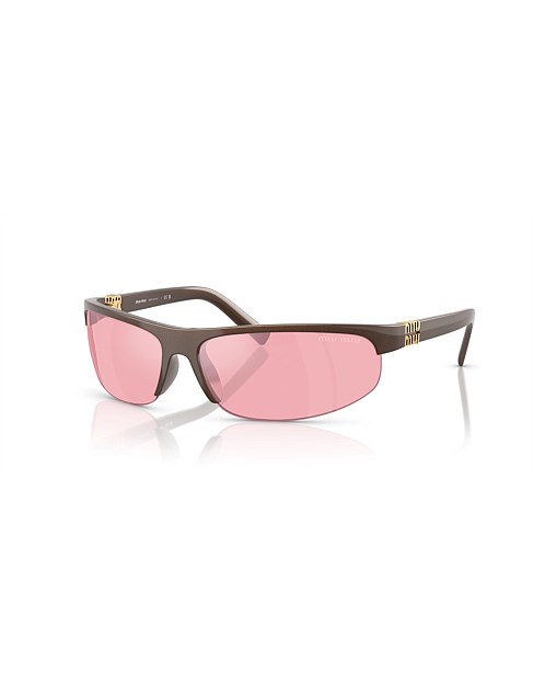 Oval COCOA METAL PINK MIRROR LILAC Sunglasses