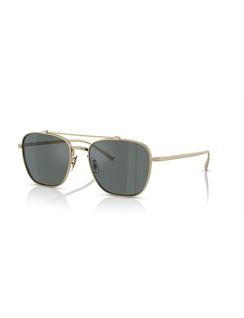 AVISON Pilot SOFT GOLD REGAL BLUE Sunglasses