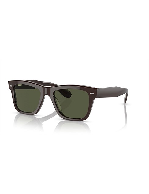 N.04 SUN Rectangle KURI BROWN G-15 Sunglasses