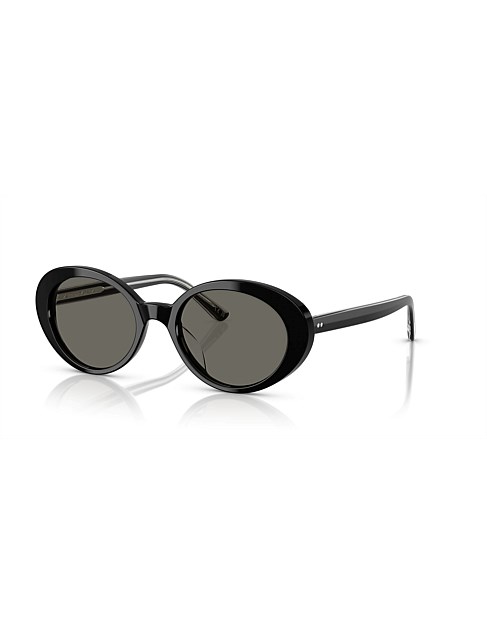 LUMAR Oval BLACK CARBON GREY Sunglasses