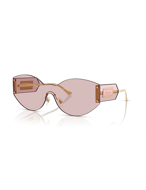 Irregular PINK PINK Sunglasses