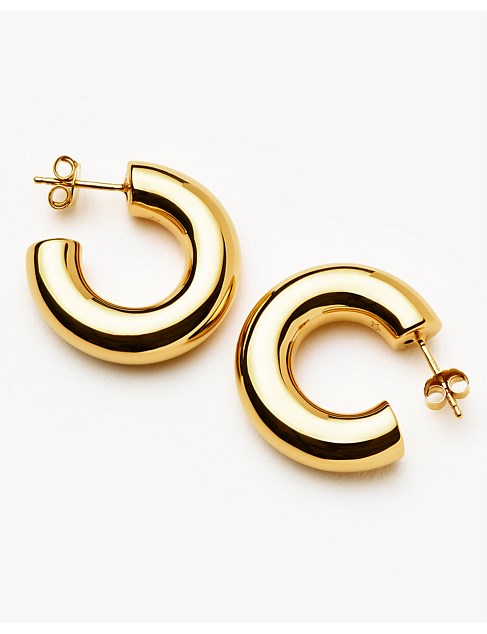 CHUBBY HOOP EARRINGS LARGE