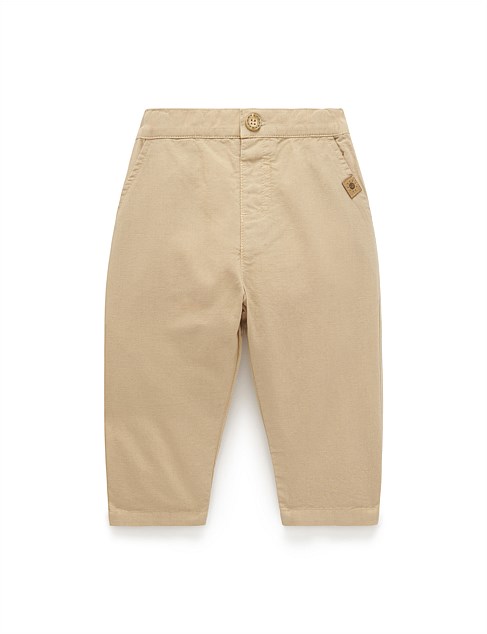 LINEN BLEND CHINO