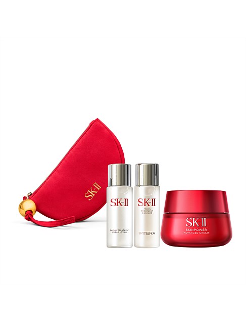 X24 SK-II Festive Skinpower Advanced Cream 80g Gift Set