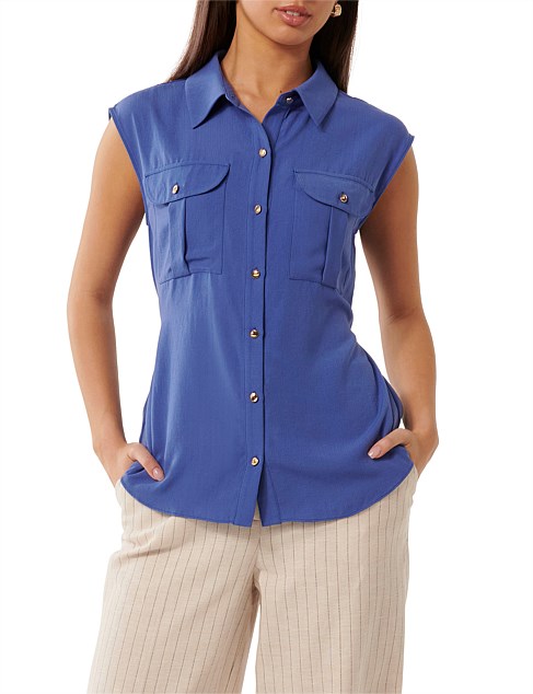 ALARA LONG CINCH BACK SHIRT