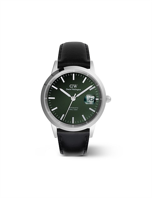 Iconic Automatic 40mm Silver Green Dial Watch