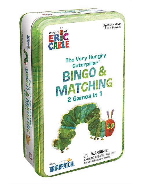 THE VERY HUNGRY CATERPILLAR BINGO & MATCHING TIN GAME