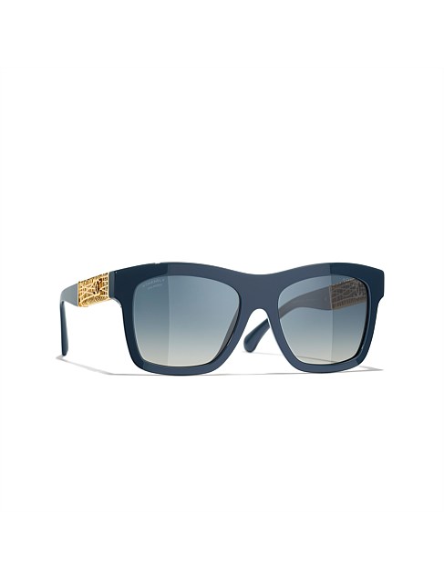 Irregular PALE GOLD LIGHT GREY Sunglasses