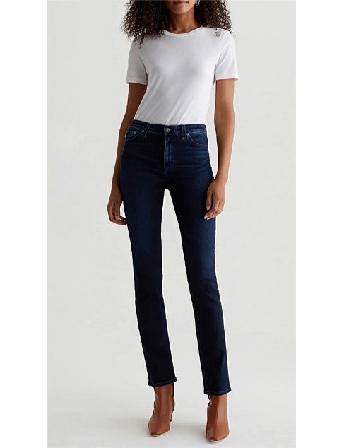 Mari High-Rise Straight Crop Jean