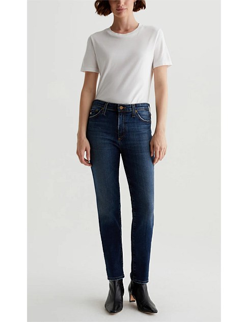 Mari High-Rise Straight Crop Jean