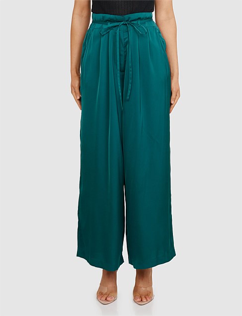 PALERMO WIDE LEG SATIN PANT